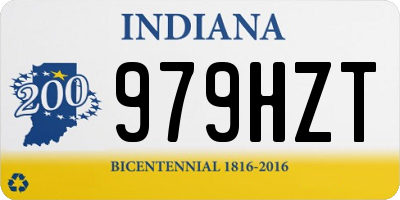IN license plate 979HZT