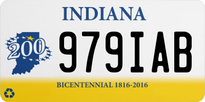 IN license plate 979IAB