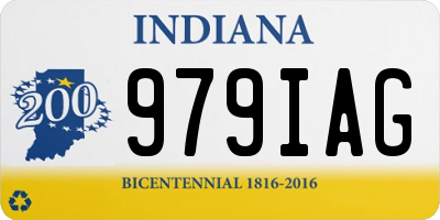 IN license plate 979IAG
