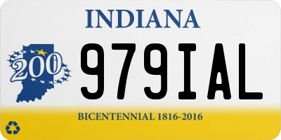 IN license plate 979IAL