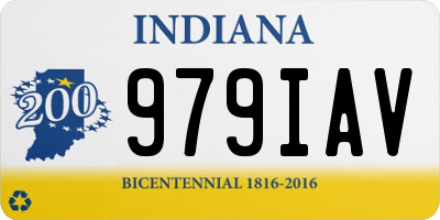 IN license plate 979IAV