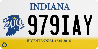 IN license plate 979IAY