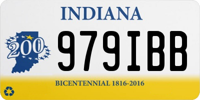 IN license plate 979IBB