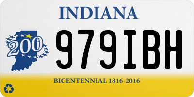 IN license plate 979IBH