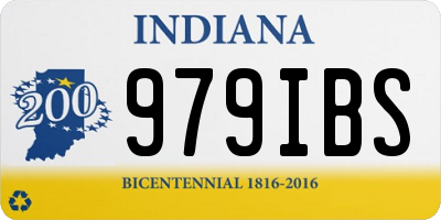IN license plate 979IBS