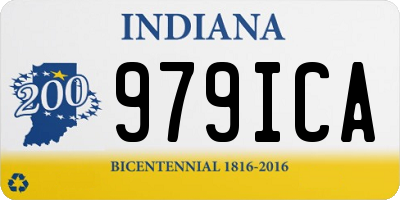IN license plate 979ICA