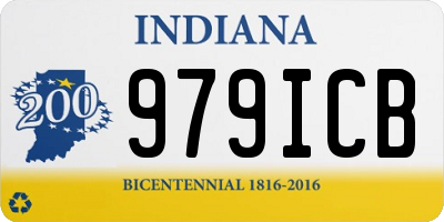 IN license plate 979ICB