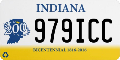 IN license plate 979ICC