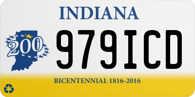 IN license plate 979ICD