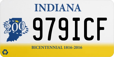 IN license plate 979ICF