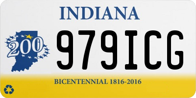 IN license plate 979ICG