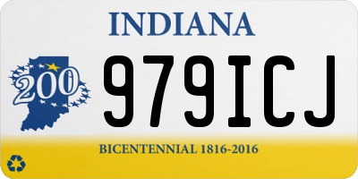 IN license plate 979ICJ