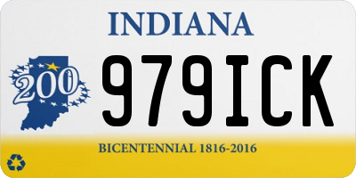 IN license plate 979ICK