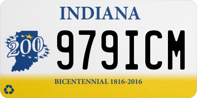 IN license plate 979ICM