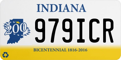 IN license plate 979ICR