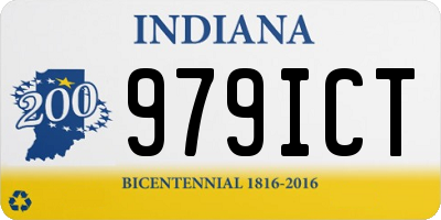 IN license plate 979ICT