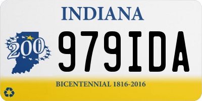IN license plate 979IDA