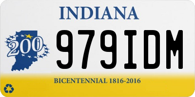 IN license plate 979IDM