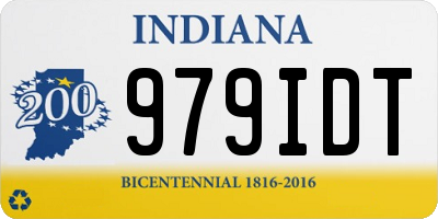 IN license plate 979IDT