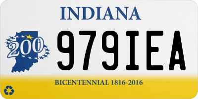 IN license plate 979IEA