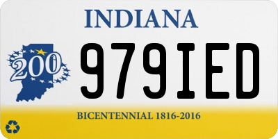 IN license plate 979IED