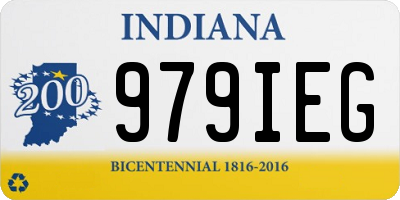 IN license plate 979IEG