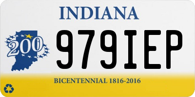 IN license plate 979IEP