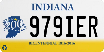 IN license plate 979IER