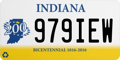 IN license plate 979IEW