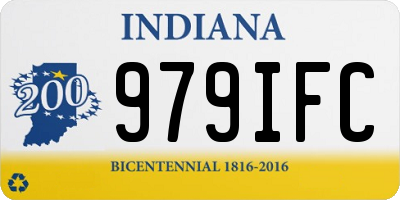 IN license plate 979IFC