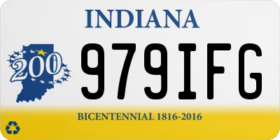 IN license plate 979IFG