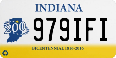 IN license plate 979IFI
