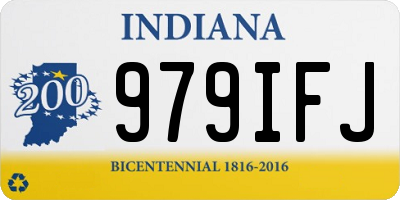 IN license plate 979IFJ