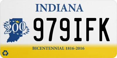 IN license plate 979IFK