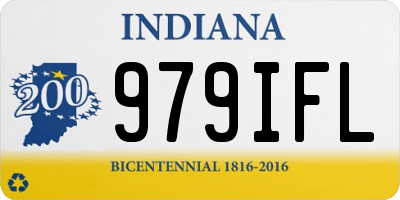 IN license plate 979IFL
