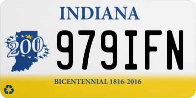 IN license plate 979IFN