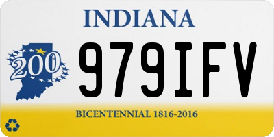 IN license plate 979IFV