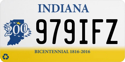 IN license plate 979IFZ
