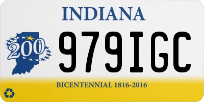 IN license plate 979IGC