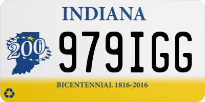 IN license plate 979IGG