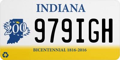 IN license plate 979IGH