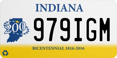 IN license plate 979IGM