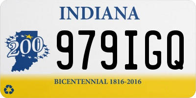 IN license plate 979IGQ