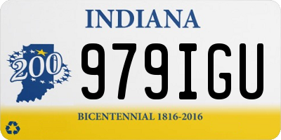 IN license plate 979IGU