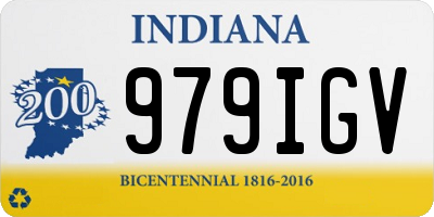 IN license plate 979IGV