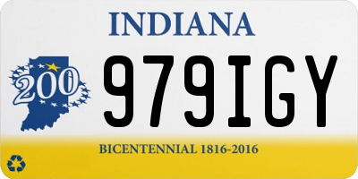 IN license plate 979IGY