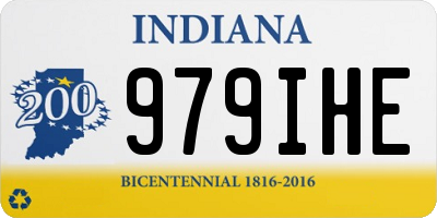IN license plate 979IHE