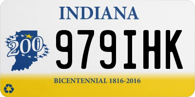 IN license plate 979IHK