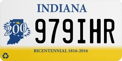 IN license plate 979IHR