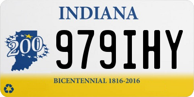 IN license plate 979IHY